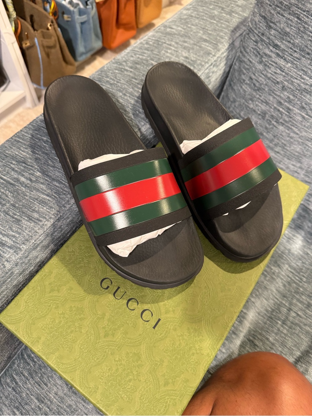 Footwear sole with brand